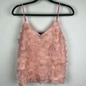 Anthropologie women’s Blush Pink Petal top. Size XS